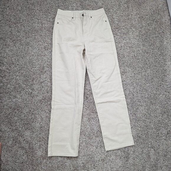 Francesca’s Harper Heritage Straight Leg Denim | NWT | Women’s 27 Natural - Picture 2 of 5
